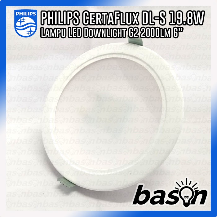 PHILIPS CertaFlux DL-S 19.8W 2000lm 6&quot; - LED Downlight G2