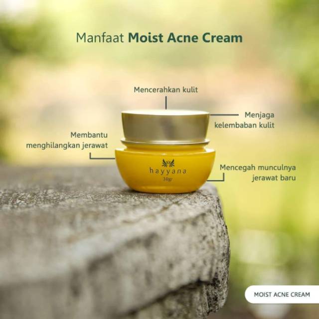Hayyana Moist Acne Cream - Royal Golden Cocoon