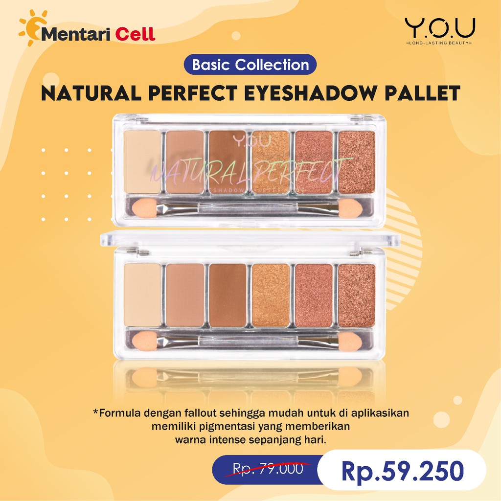 YOU Basic Collection Natural Perfect Eyeshadow Palette [Rich Pigmentation]