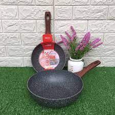 Penggorengan Cyprus Fry Wok Marble 28 cm