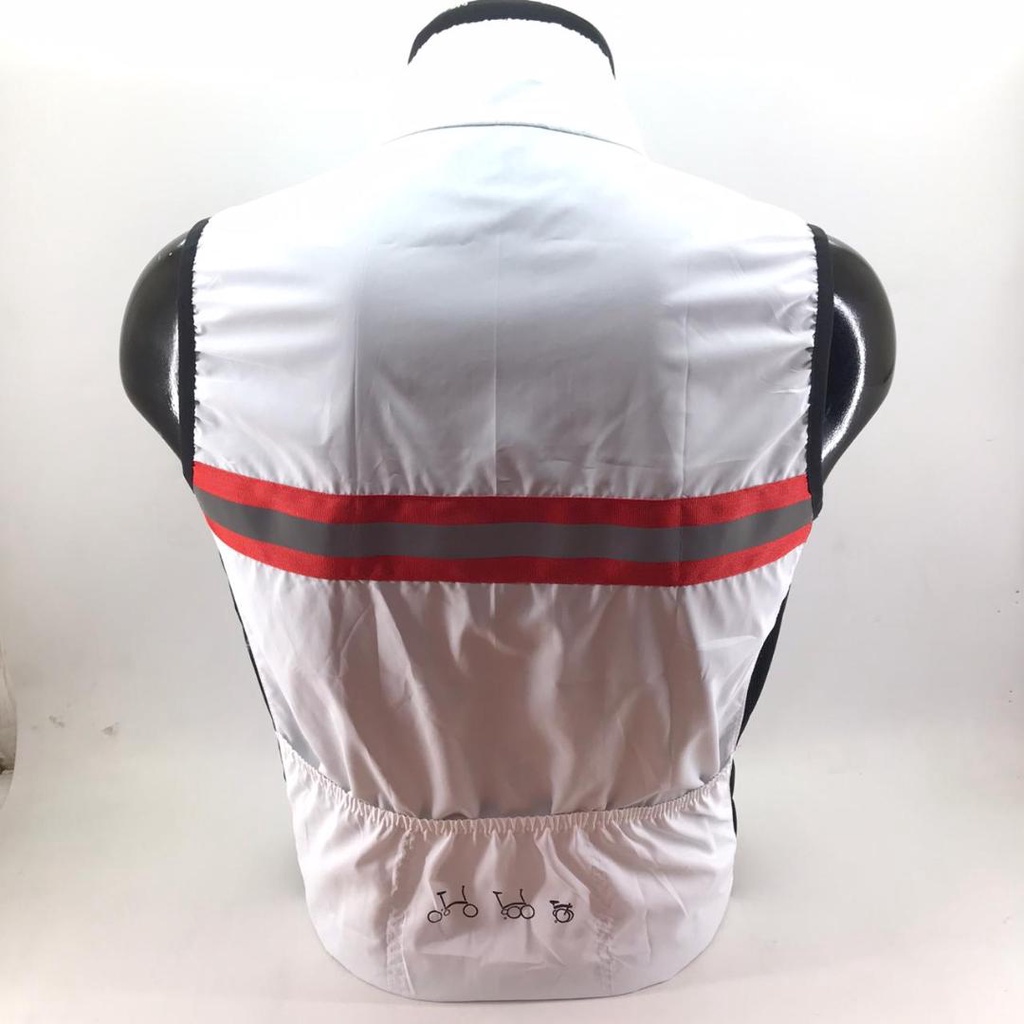 Rompi Sepeda Lipat Unisex Pria Wanita Bersepeda Gowes Vest Reflektor