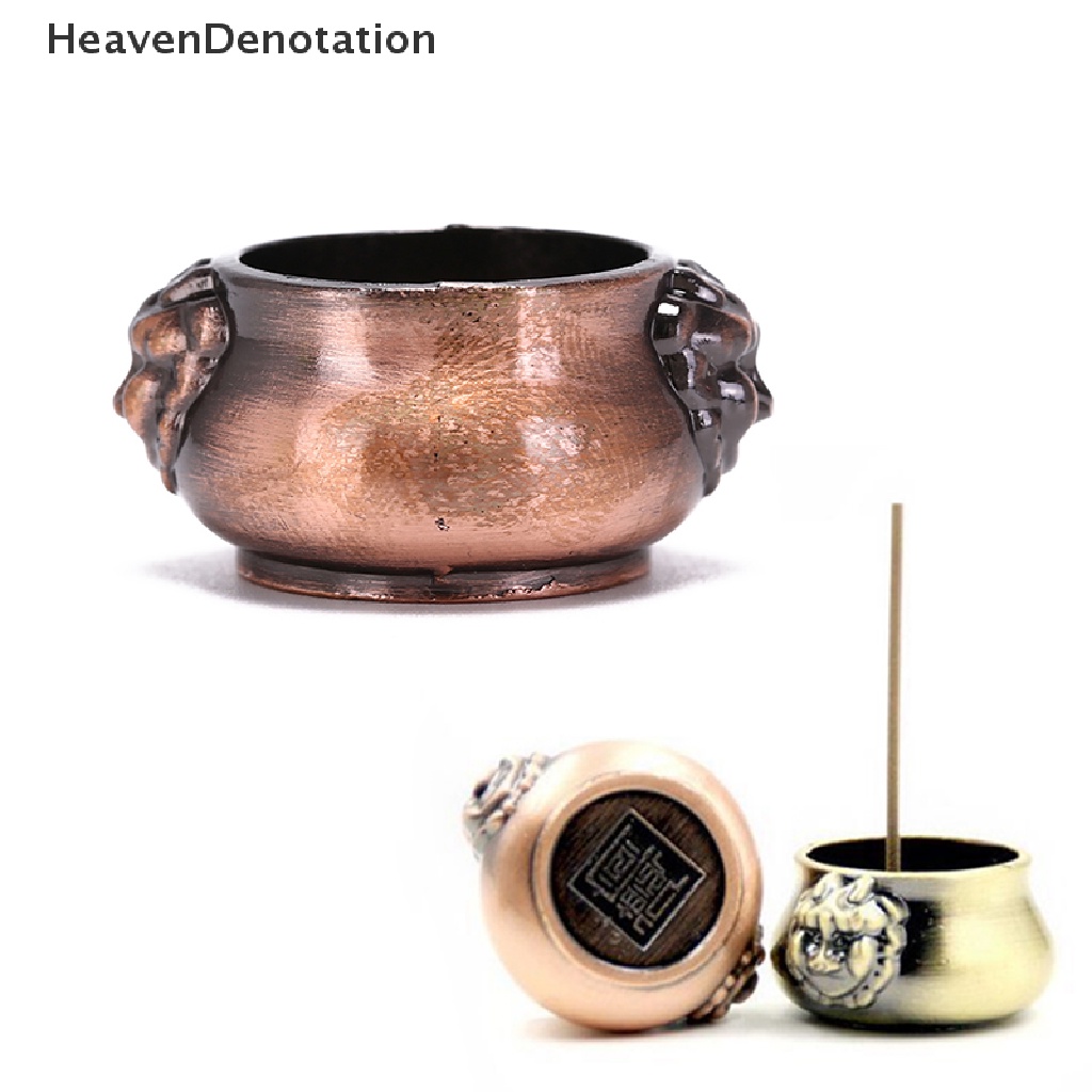 [HeavenDenotation] alloy lion incense burner censer church plate holder for cone sticks