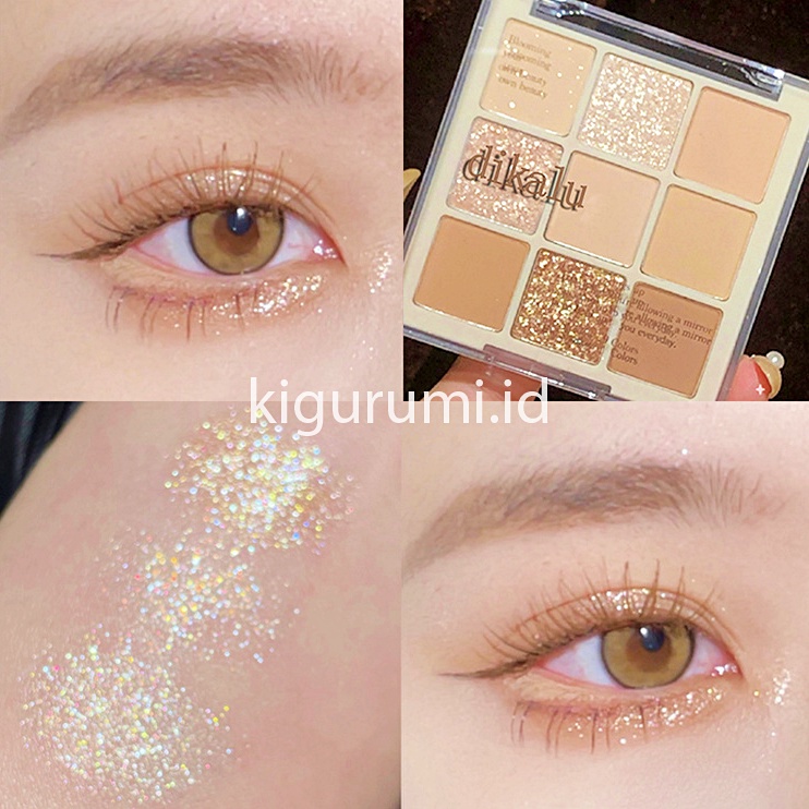 DIKALU Premium Eyeshadow Matte Palet Waterproof Korea Eyeshadow Glitter Pallete