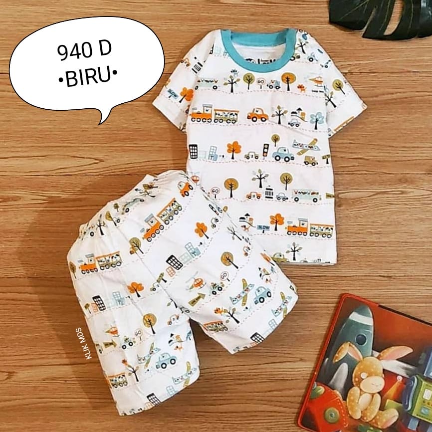 Klik Mds Baju Bayi Anak Laki-laki Baju Rumahan Kode 940D Ukuran 1-2-3 Usia 6 Bulan-24 Bulan