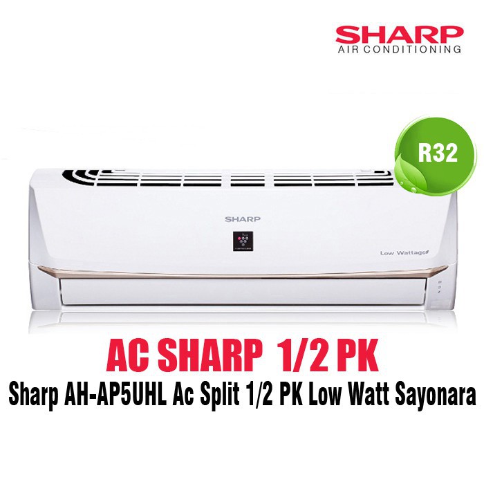 Ac Sharp Ah Ap5uhl 1 2 Pk Plasma Low Watt Shopee Indonesia 