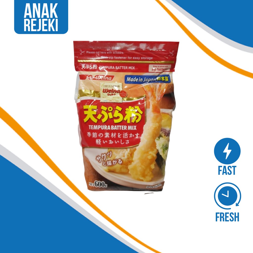 

Nissin Welna Tempurako 600gr - Tepung Tempura Batter Mix Asli Japan