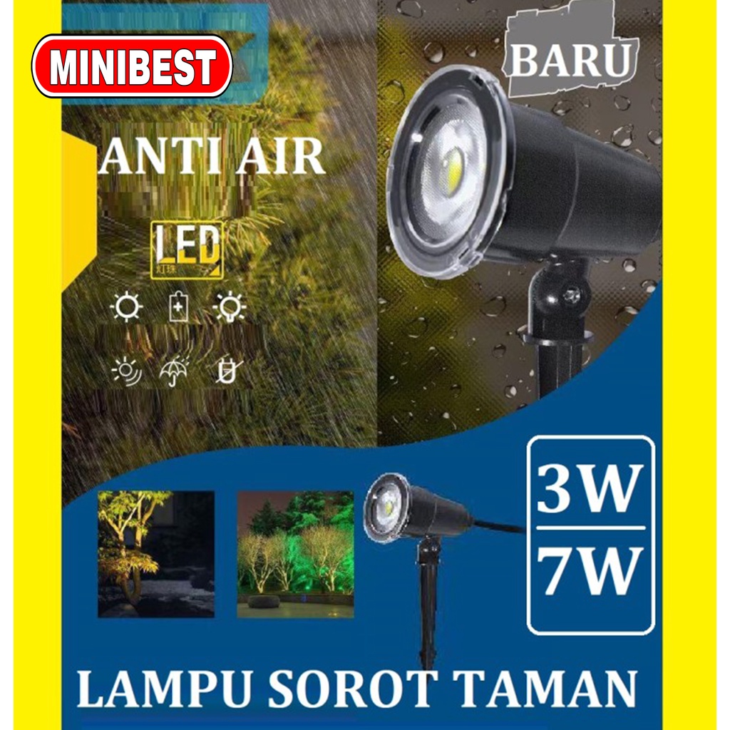 Lampu Taman Led Sorot 5W COB Tancap SOROT 3W COB TAMAN TANCAP 7W COB 5W LED