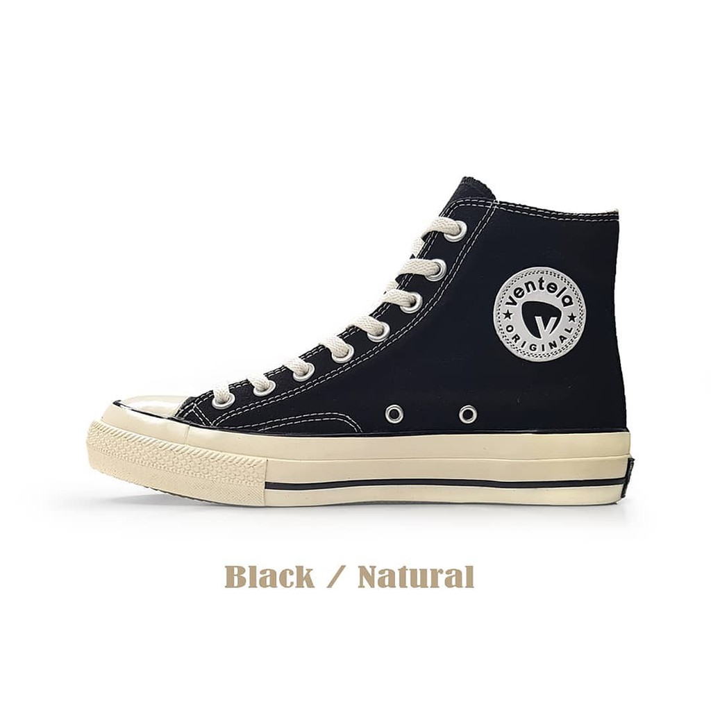VENTELA 70'S HIGH BLACK WHITE