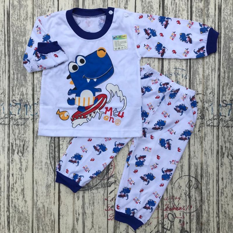 Setelan Bayi Piyama Bqyi Oblong Bayi 6-12 Bulan ASYAM BABY WEAR