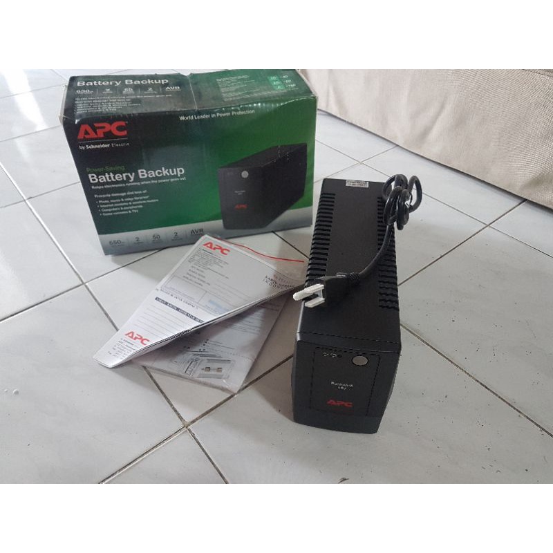 UPS APC 650 MS BACK UPS 650VA 230V kondisi Mati Bekas Preloved