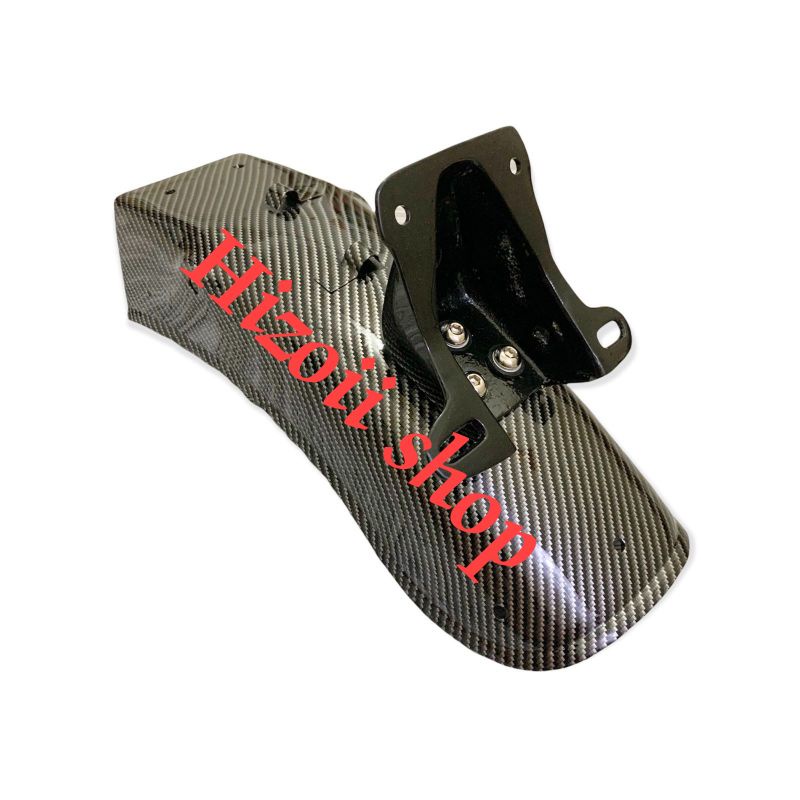 slebor/spakbor belakang RX king karbon kevlar/karbon celup WTP+dudukan lampu belakang/lampu stop+dud