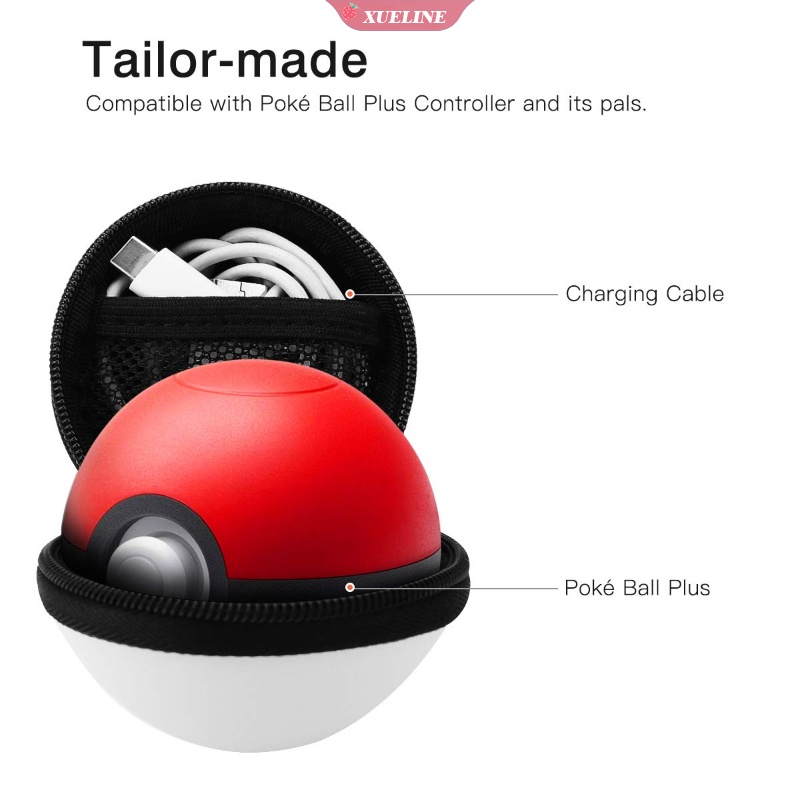 Tas Penyimpanan Pokeball Nintendo Switch Dengan Carabiner