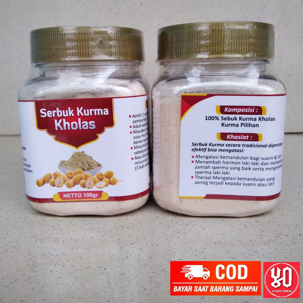 

SERBUK KURMA MUDA 100 gram / PROMIL SERBUK KURMA KHALAS ORIGINAL / ZURIAT