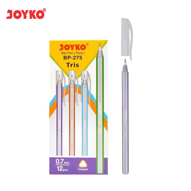 

Pulpen Tris Joyko [BP-275/12 pcs] / Ballpoint Pena Pen [0.7 mm/1 Pack]