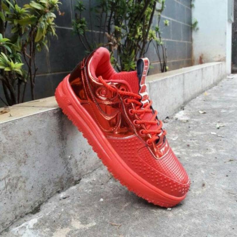 Sepatu Basket KuliahSepatu Nike Air Lunar Force One / Red / Sepatu Sneakers Casual