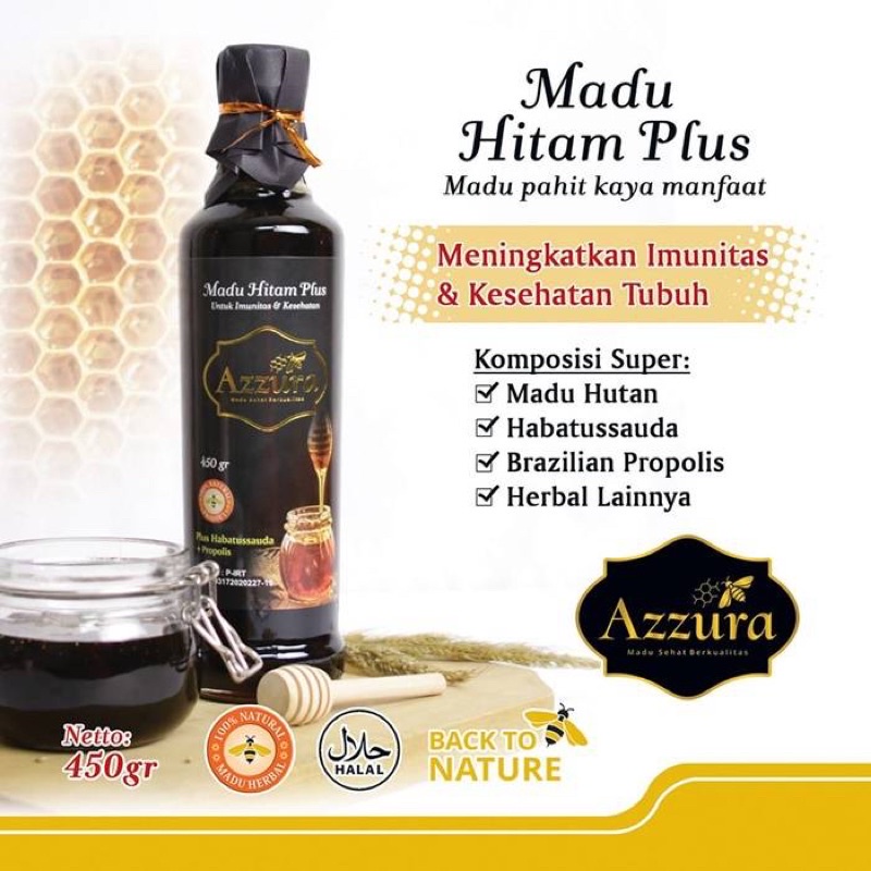 

madu azzura madu hitam plus