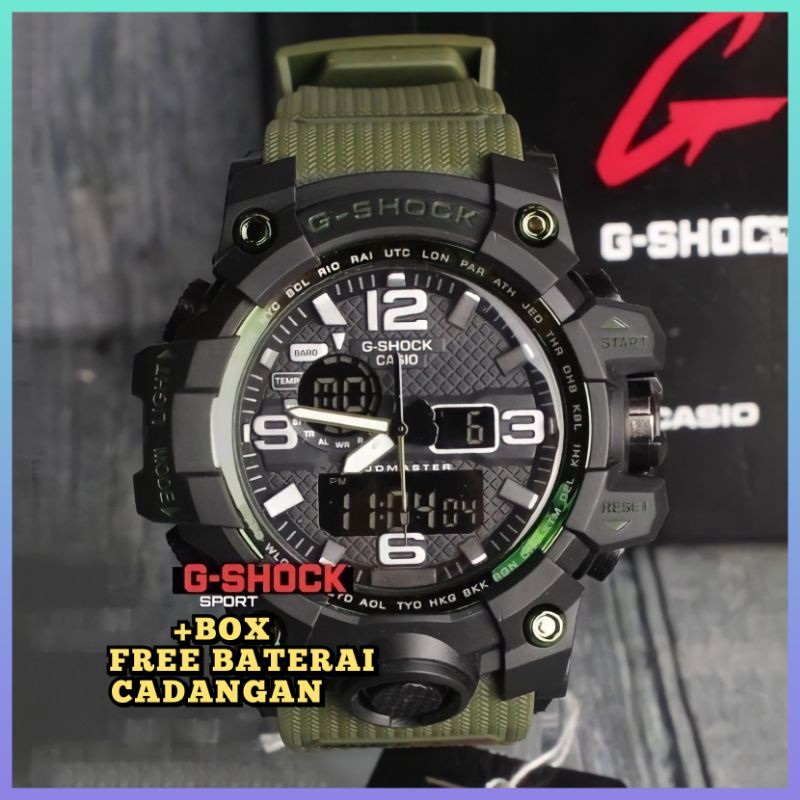 GRADE ORI - JAM TANGAN PRIA G-SHOCK DUALTIME GWG1000 CASIO III Water Resist GShock G Shock sport Jam Tangan Pria Jam Tangan Wanita  iyokkShop