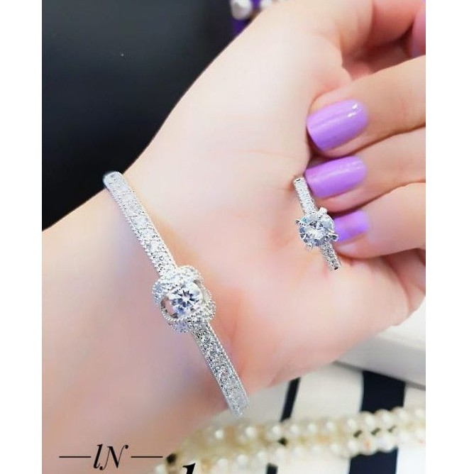 Xuping Gelang dan Cincin Silver terlaris 2204