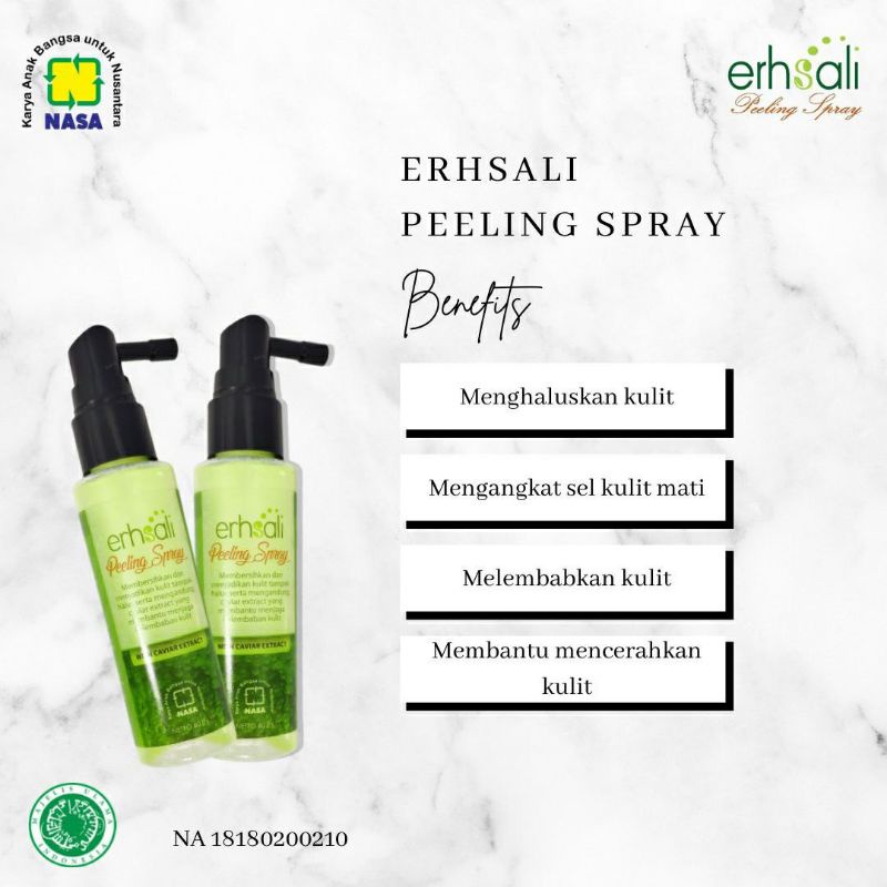 PEELING  SPRAY NASA, PEMBERSIH DAKI,PERONTOK DAKI,KULIT BERSIH