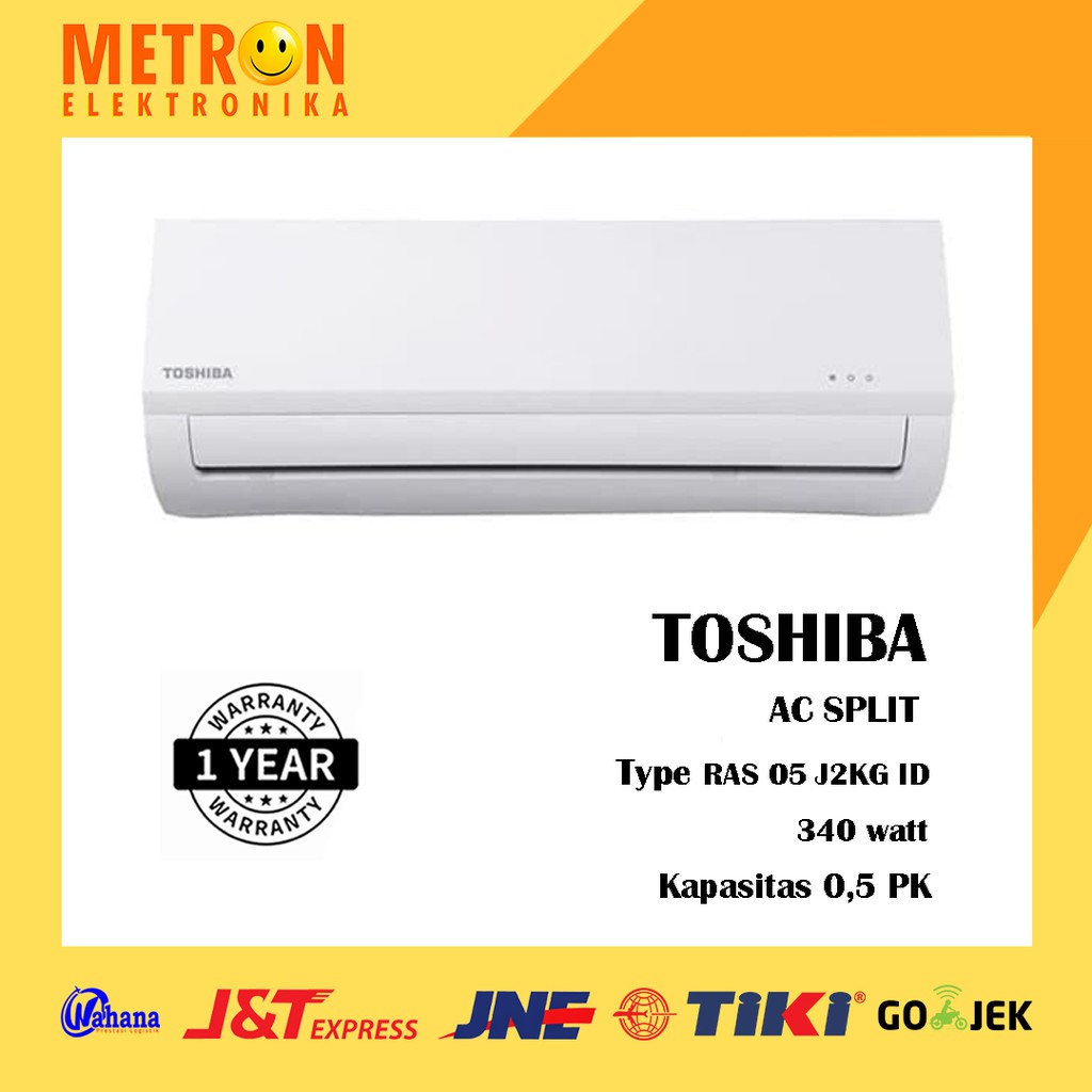 TOSHIBA RAS 05 J2KG ID / AC SPLIT 0,5 PK / AIR CONDITIONER 0,5 PK / RAS05J2KGID