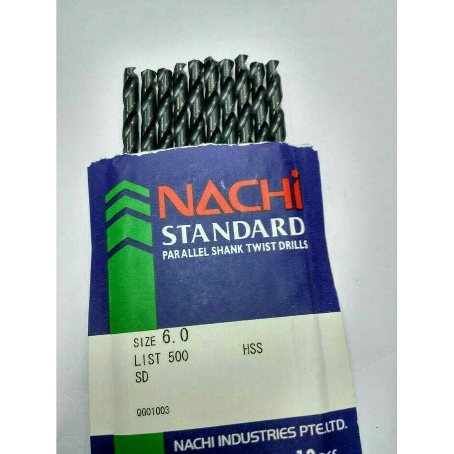 mata bor besi nachi 6mm/mata bor 6mm nachi