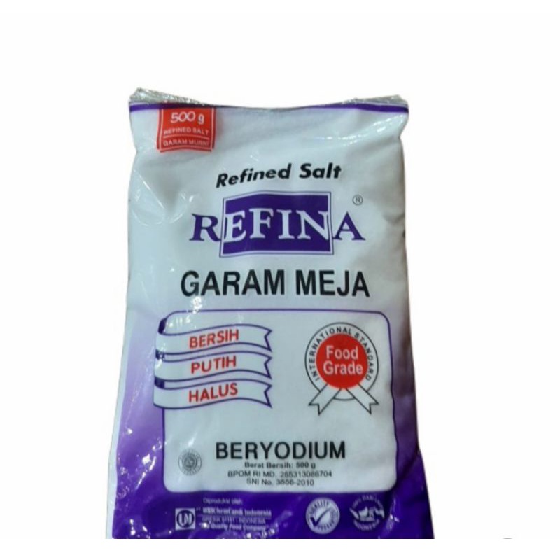 

Refina Garam Meja Beryodium 500gr