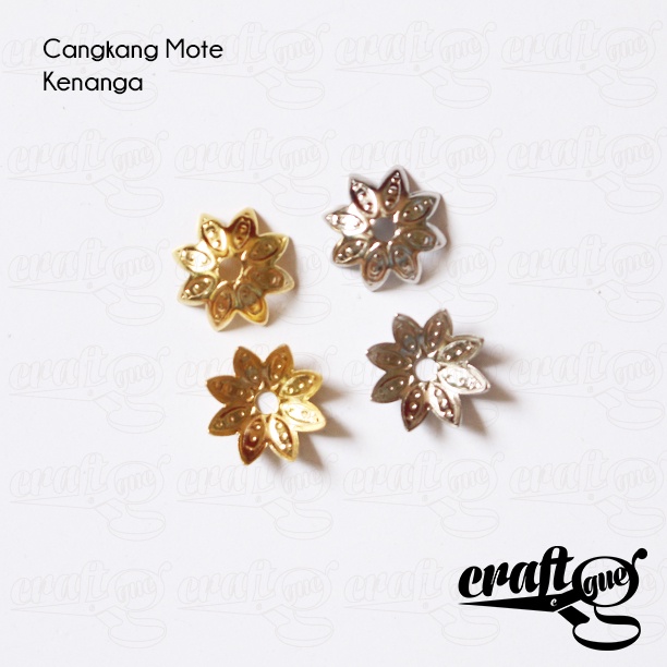 Cangkang Mote Besi/Bead Cap (BIGSET)