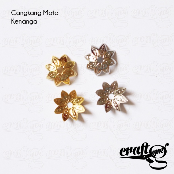 Cangkang Mote Besi/Bead Cap (BIGSET)