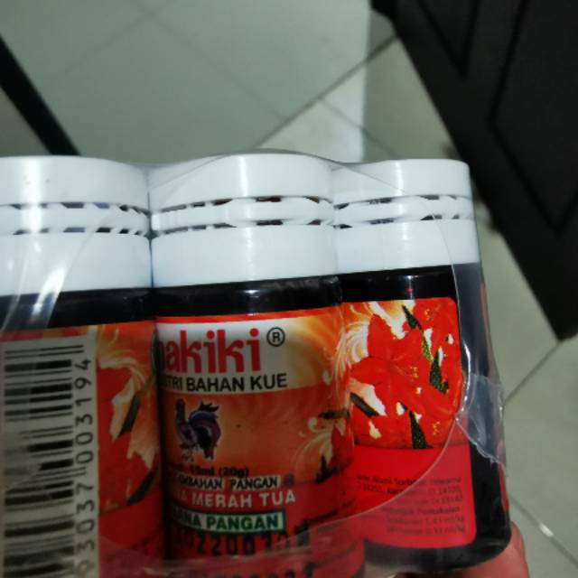 

Pewarna kue atau makanan Hakiki 15ml