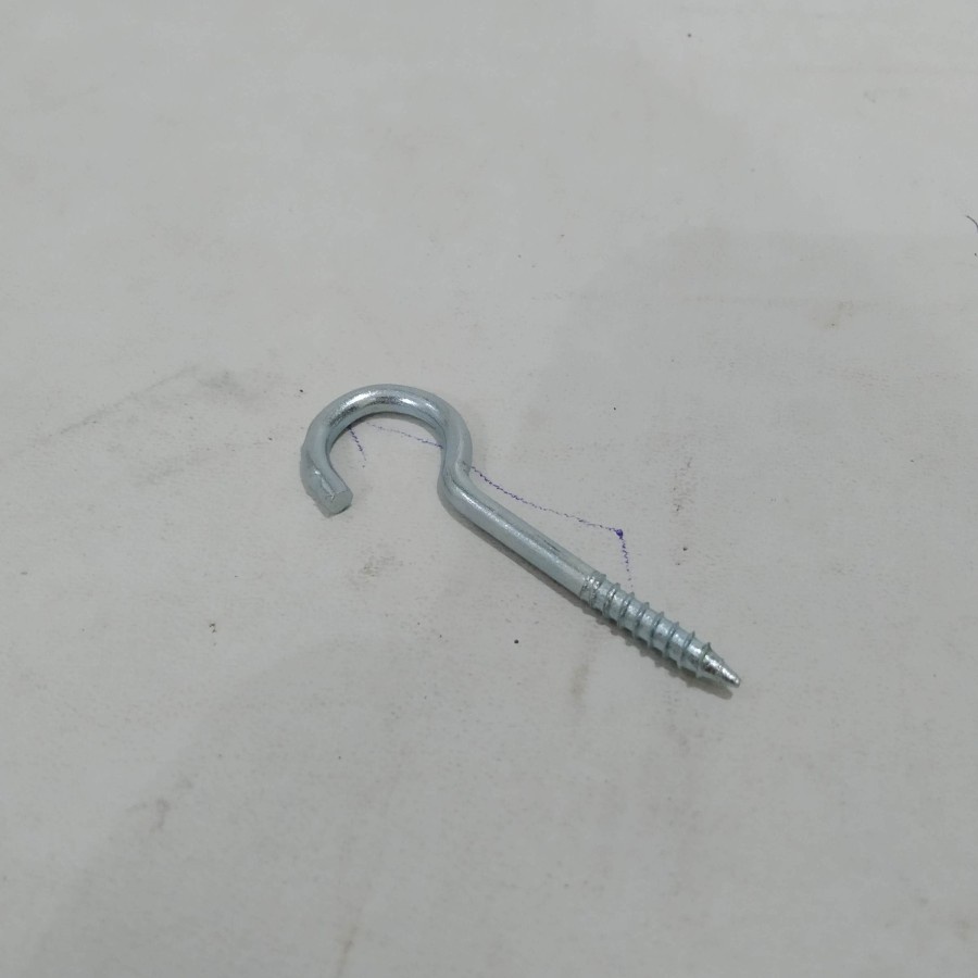 Paku hook, paku gantung, sekrup gantung 5cm