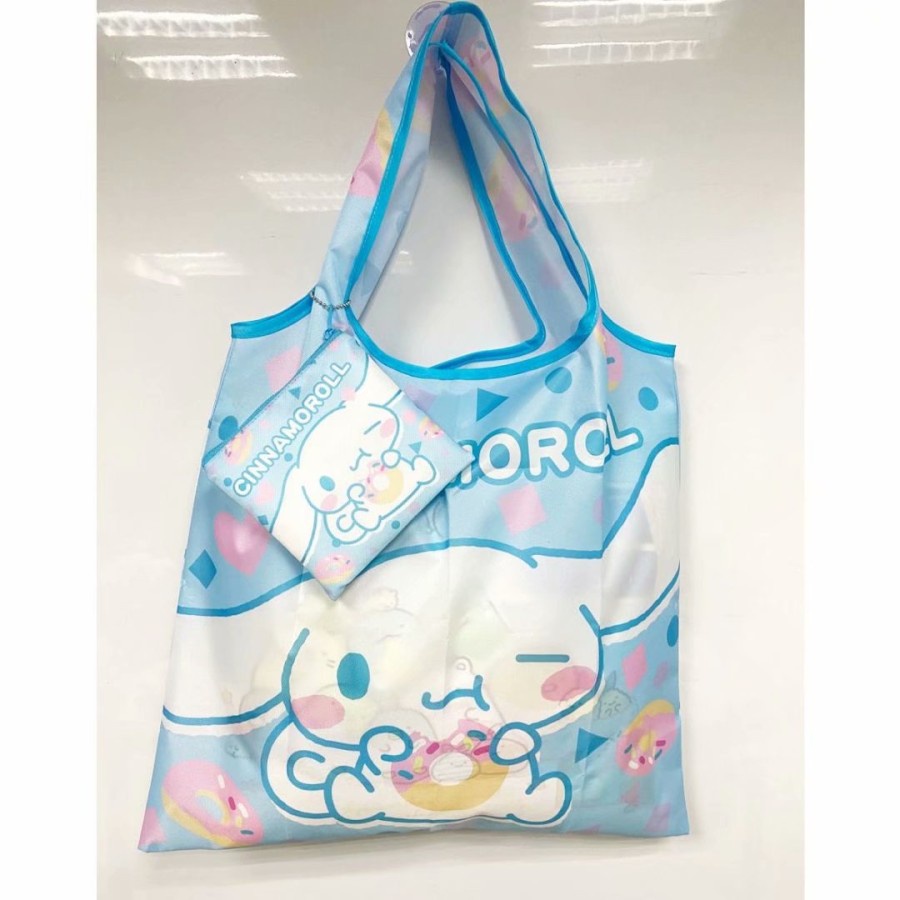 My melody foldable shopping bag reusable tas lipat Hello kitty