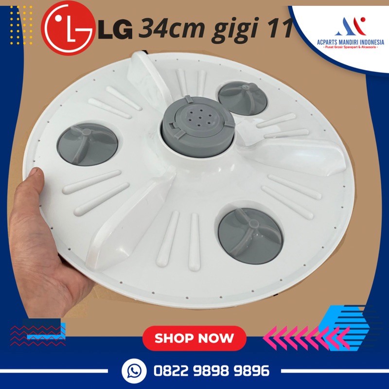 PULSATOR MESIN CUCI LG DIAMETER 34CM GIGI 11