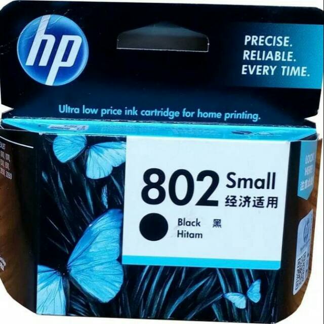 CARTRIDGE 802 BLACK HP ORIGINAL