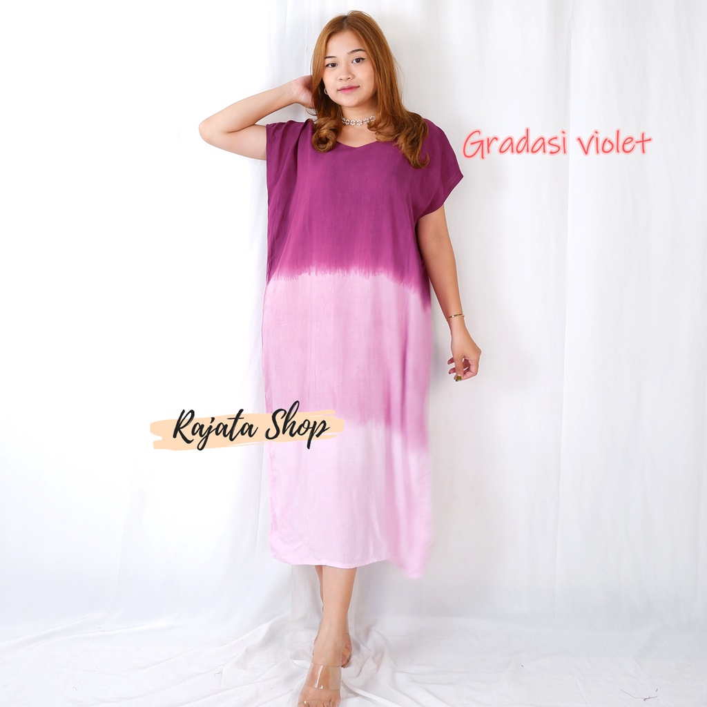 DASTER BALI NON BUSUI JUMBO XXL-XXL GRADASI VIOLET
