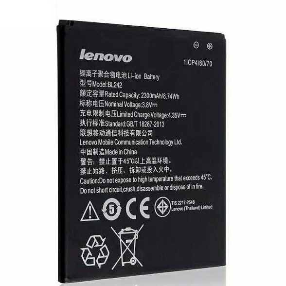 Batterai Lenovo A6000 / BL-242 Model Original Baterai BL242