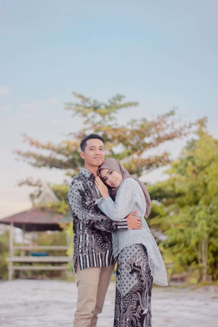 Promo Termurah Sarimbit  Keluarga | Nayaka Batik-couple Annabel Pinguin Tille Lengan Panjang