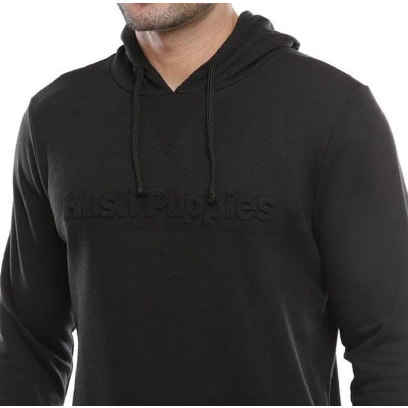 Hush Puppies Sweetshirt Hoodie Papie in Black