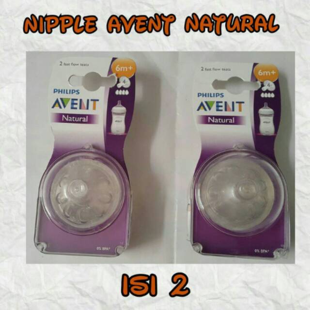 Nipple avent natural  Comfort isi 2