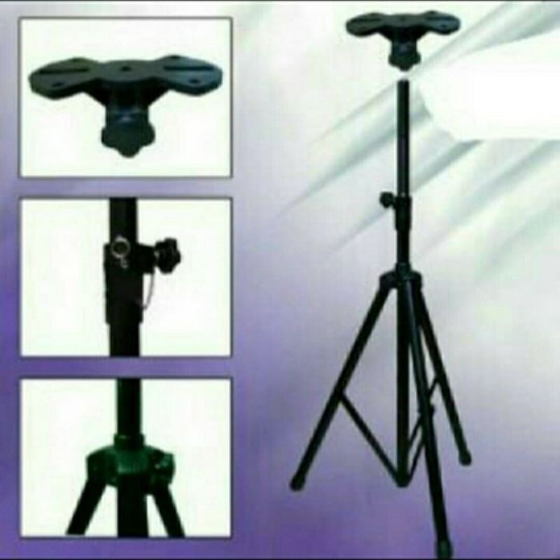 Stand Speaker - Tripod Bisa Di Tarik 1 Meter Sampai 1.8 Meter