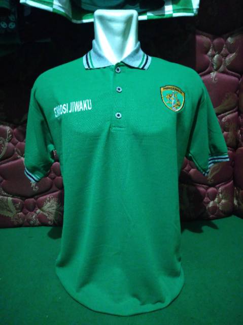 Kaos Polo Persebaya 1927 Home Hijau Retro Emosi Jiwaku Versi Bonek Lokal Terbaru
