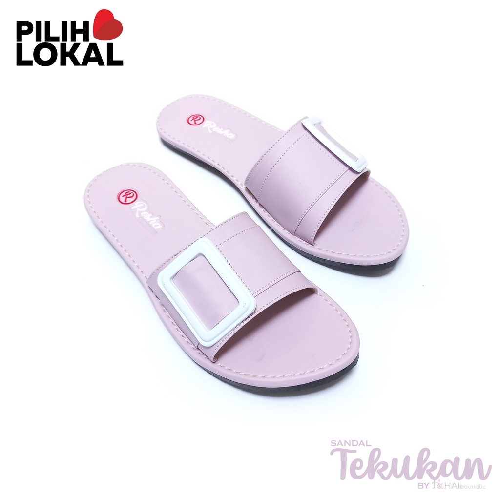 Sandal Wanita Slop Gesper - Sendal Gesper Wanita Karet - Sandal Casual wanita Kekinian - Sendal Gesper Cewek Kekinian - Sandal Teplek Wanita Terbaru 2022 -  Sandal Murah - Sepatu Sandal Karet Wanita - Sandal Selop - Sandak - Sandal Empuk Ringan Wanita