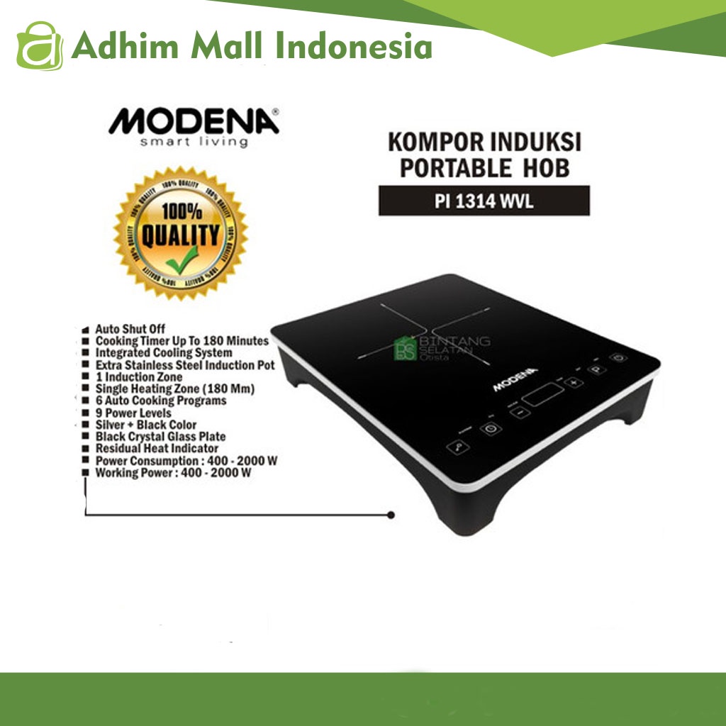 MODENA KOMPOR INDUKSI PI 1314