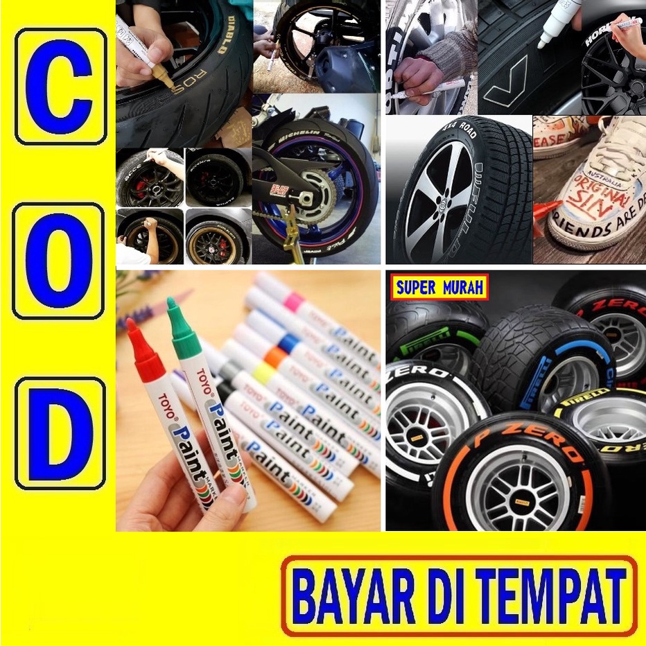 

PAC 23EG SPIDOL BAN TOYO Warna Lengkap Tas Kaca Sepatu Kayu Plastik Merah Kuning Hijau Orange Hitam Putih Silver