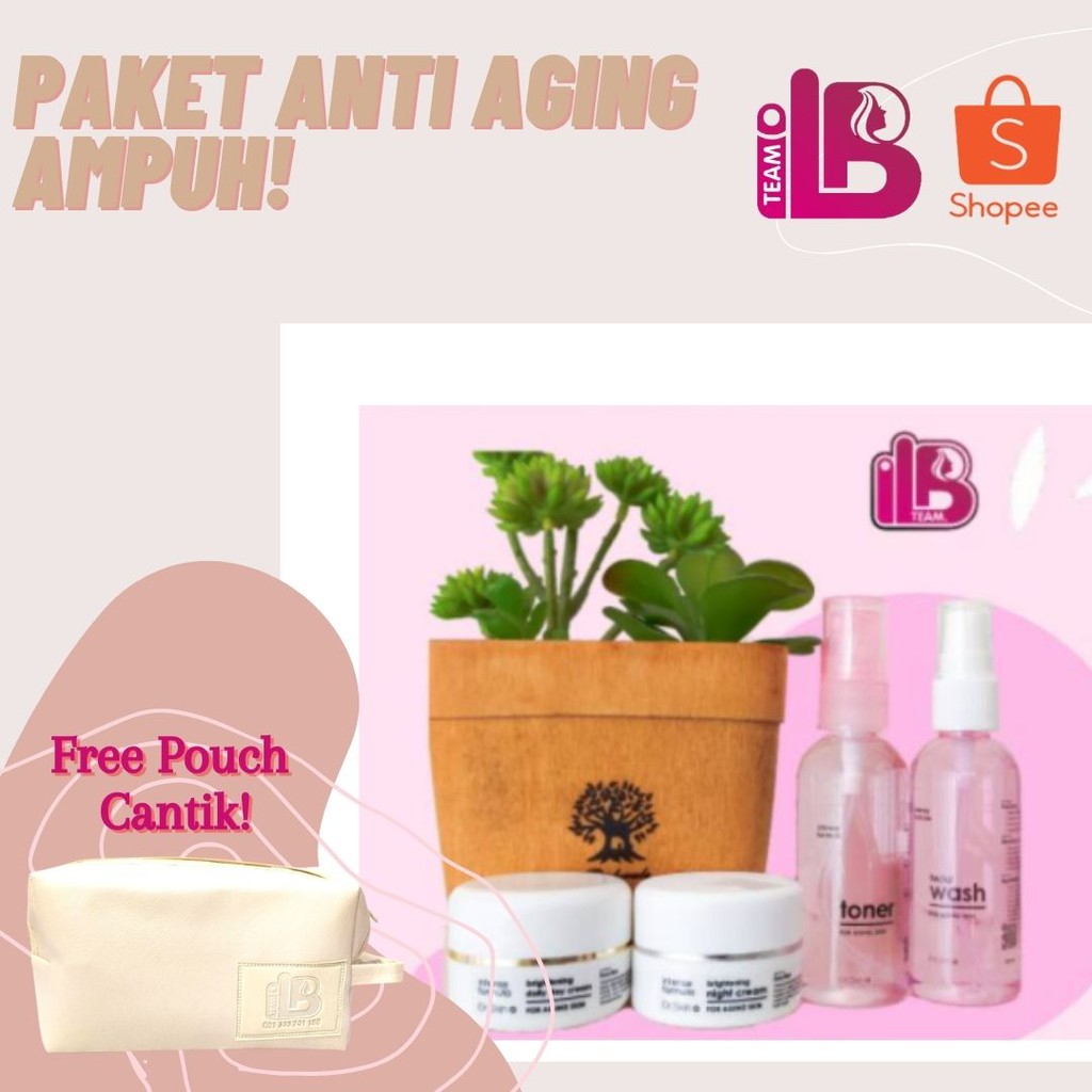 Eleora Skincare Pemutih Wajah / Penghilang Bekas Jerawat & Flek Hitam - DR Skin + Anti Aging