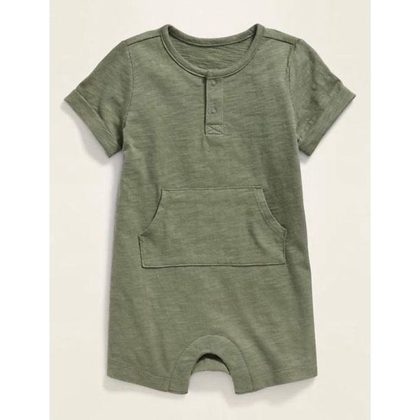 romper bayi perempuan /laki-laki unisex oldnvy-Hijau