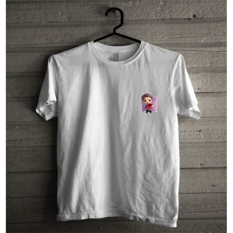 Kaos Kpop BTS tinytan Logo karakter RM kim namjoon