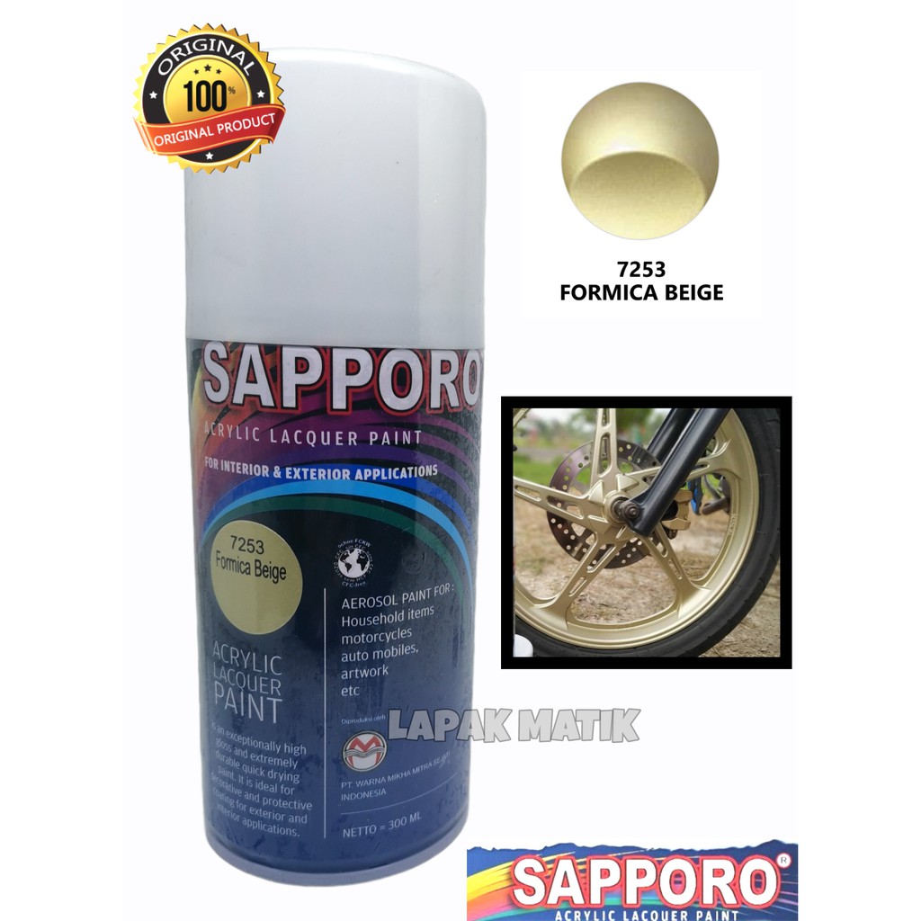 Pilok Sapporo FORMICA BIEGE KREM METALIK 7253 300ml