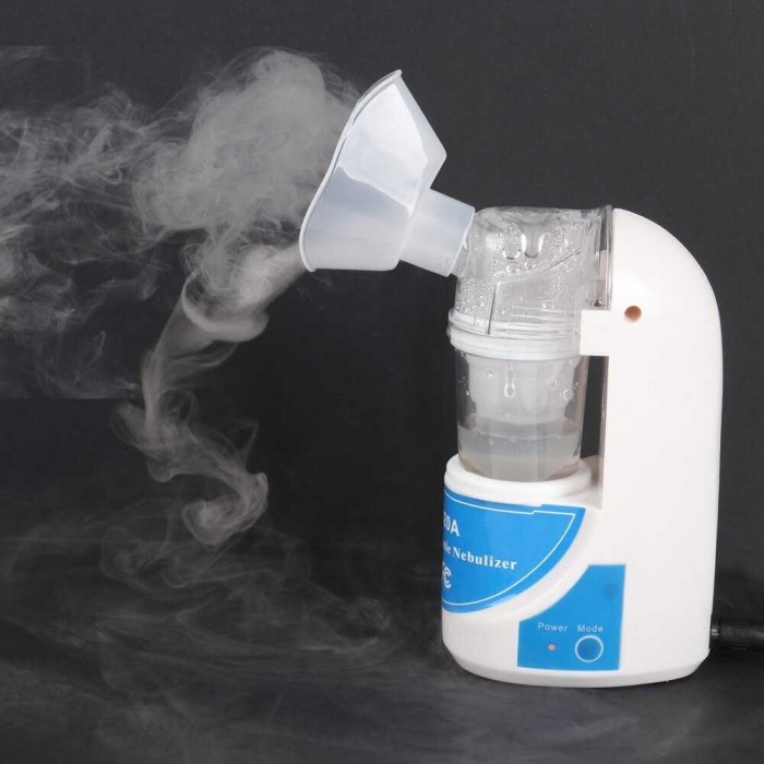 Nebulizer portable..alat bantu uap pernafasan, kwalitas omron