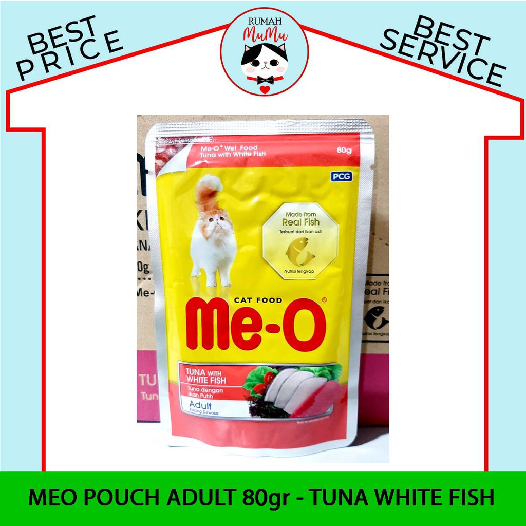 MAKANAN KUCING ADULT MEO POUCH 85gr ALL VARIANT