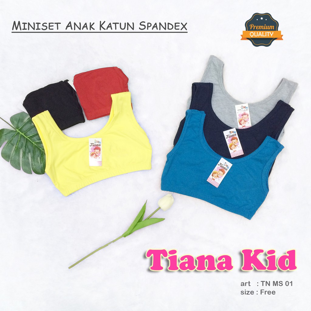 TIANA KIDS | Miniset Anak Pelajar KATUN / Atasan Anak KATUN / art TN MS-01 Talibesar